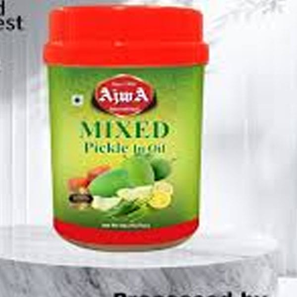AjwA-mixed-pickle-in-oil-2.50.jpg Ajwa Mixed Pickle in Oil 1kg | Spicy & Tangy Traditional Pickle | Authentic Flavor - Image 1