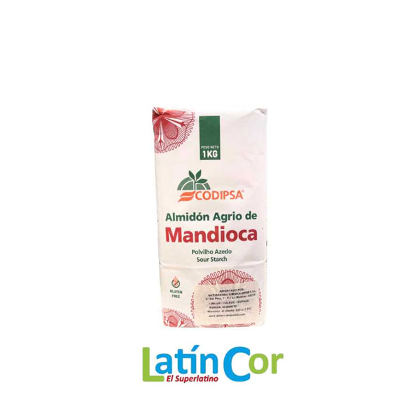 Codipsa-almidon-agrio-de-mandioca-1kg.jpg Codipsa Almidón Agrio de Mandioca | Sour Cassava Starch for Baking & Snacks | 1kg Pack - Image 1