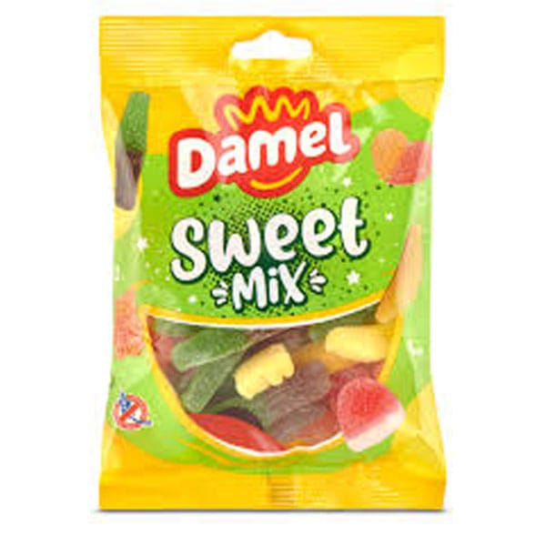 Damel-sweets-mix-0.95.jpg Damel Sweets Mix 80g | Assorted Fruity Chewy Candy | Sweet Treat for Kids & Adults - Image 1