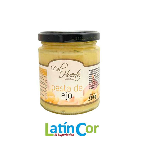 Del-huerto-pasta-de-ajo.jpg Del Huerto Pasta de Ajo | Garlic Paste | Ready-to-Use Cooking Ingredient | Fresh & Flavorful - Image 1