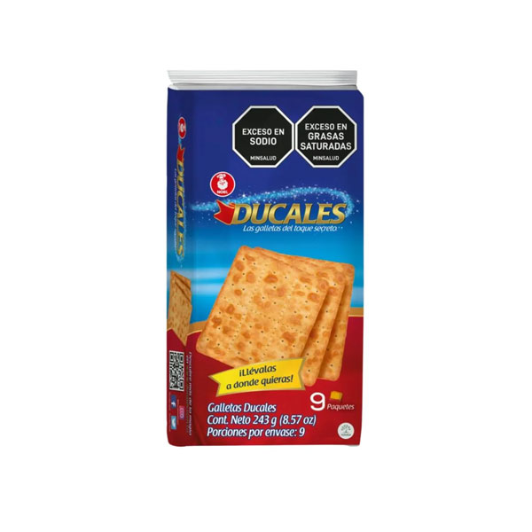 Ducales.jpg Ducales 294g | Traditional Latin Crackers | Crispy & Savory Snack - Image 1