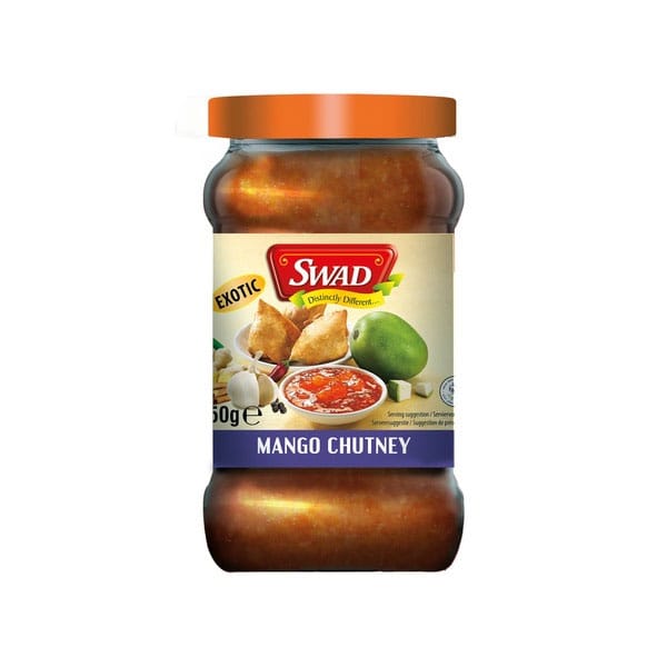 Exotic-swad-mango-chutney.jpg Exotic Swad Mango Chutney | Sweet & Tangy Indian Condiment | 340g Jar - Image 1