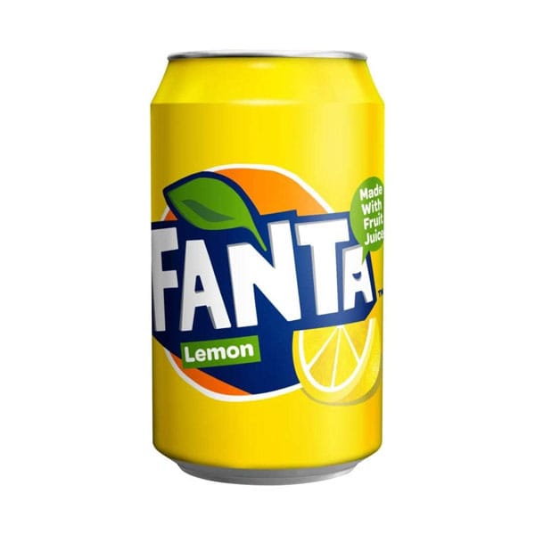 Fanta-Limon-0.90.jpg Fanta Limón 330ml | Sparkling Lemon Soft Drink | Zesty & Refreshing Citrus Flavor - Image 1