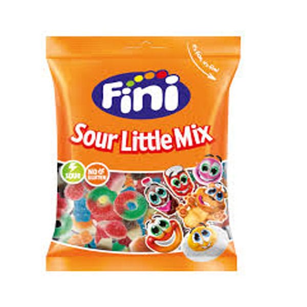Fini-sour-little-mix-0.95.jpg Fini Sour Little Mix 90g | Chewy Sour Candy Mix | Sweet & Tangy Treat - Image 1