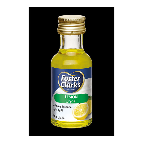 Foster-clarks-lemon-essence.jpg Foster Clark’s Lemon Essence | Natural Citrus Flavoring | 50ml / 100ml Bottle - Image 1