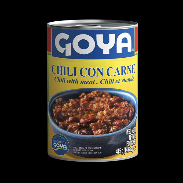 Goya-chilli-con-carne.jpg Goya Chilli Con Carne | Ready-to-Eat Mexican Chili | Spicy & Savory Meal - Image 1