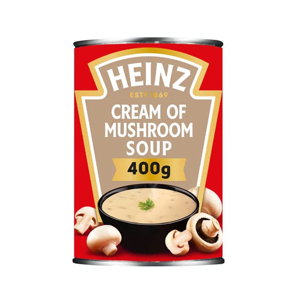 HEINZ-cream-of-MUSHROOM-soup.jpg Heinz Cream of Mushroom Soup 400g | Rich & Creamy Classic Soup | Made with Real Mushrooms - Image 1