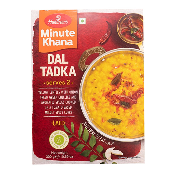 Haldiram-dal-tadka-300g.jpg Haldiram's Dal Tadka 300g | Ready-to-Eat Indian Lentil Curry | Authentic Flavor - Image 1