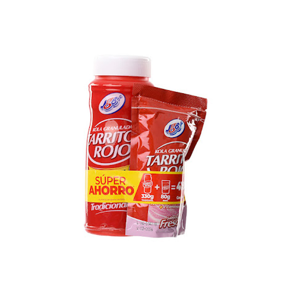 JGB-tarrito-rojo-sabor-fresa-410g.jpg JGB Tarrito Rojo Strawberry Flavor 410g – Sweet & Delicious Fruit Spread - Image 1