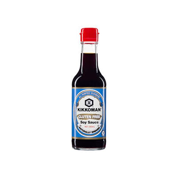 Kikkoman-soy-sauce-gluten-free-250ml.jpg Kikkoman Gluten-Free Soy Sauce 250ml – Authentic Japanese Soy Sauce for Gluten-Free Cooking - Image 1