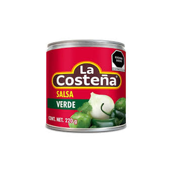 La-costena-salsa-verde-220g.jpg La Costeña Salsa Verde 220g | Authentic Mexican Green Sauce | Spicy & Tangy Condiment - Image 1