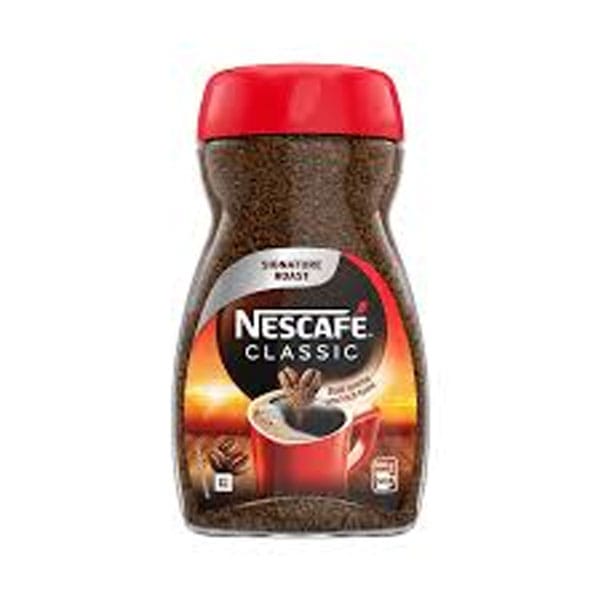 NESCAFE-CLASSIC-NATURAL-1.jpg Nescafé Classic Descafeinado 100g (Glass) | Decaffeinated Instant Coffee | Smooth & Aromat - Image 1