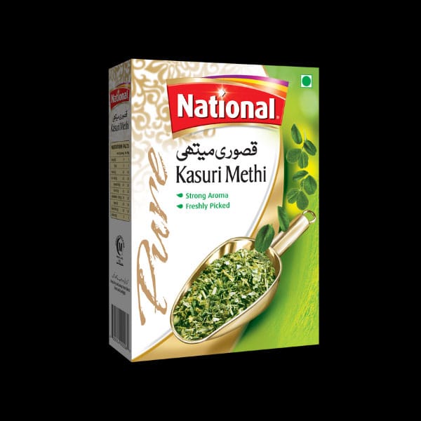 National-Kasuri-Methi-100-g.jpg National Kasuri Methi 100g | Premium Dried Fenugreek Leaves | Aromatic & Flavorful Herb - Image 1