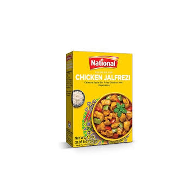 National-chicken-jalfrezi.jpg National Chicken Jalfrezi 37g x2 | Authentic Pakistani Spice Mix | Flavorful Chicken Jalfrezi - Image 1