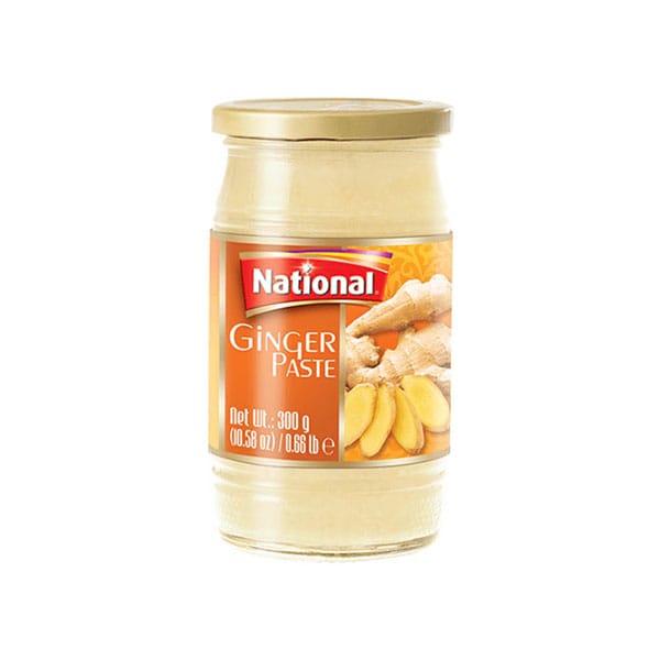 National-ginger-paste.jpg National Ginger Paste | Authentic Fresh Ginger Puree | 320g Jar - Image 1