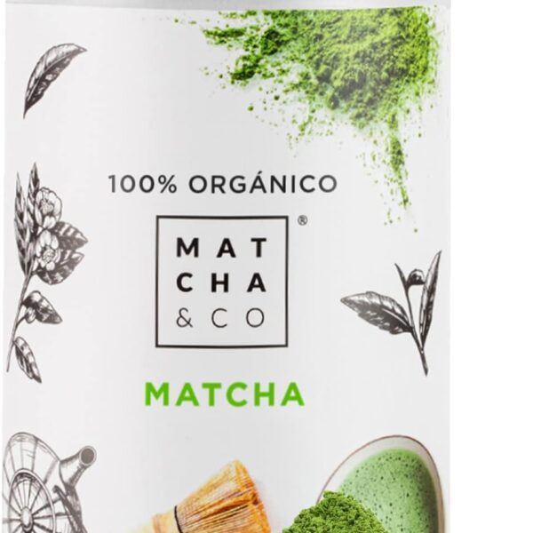 Matcha & CO 100% Organic Matcha Tea, Ceremonial Grade, Organic Powder from Japan, Organic, 100% Natural, Green Tea, 80G - Matcha & CO