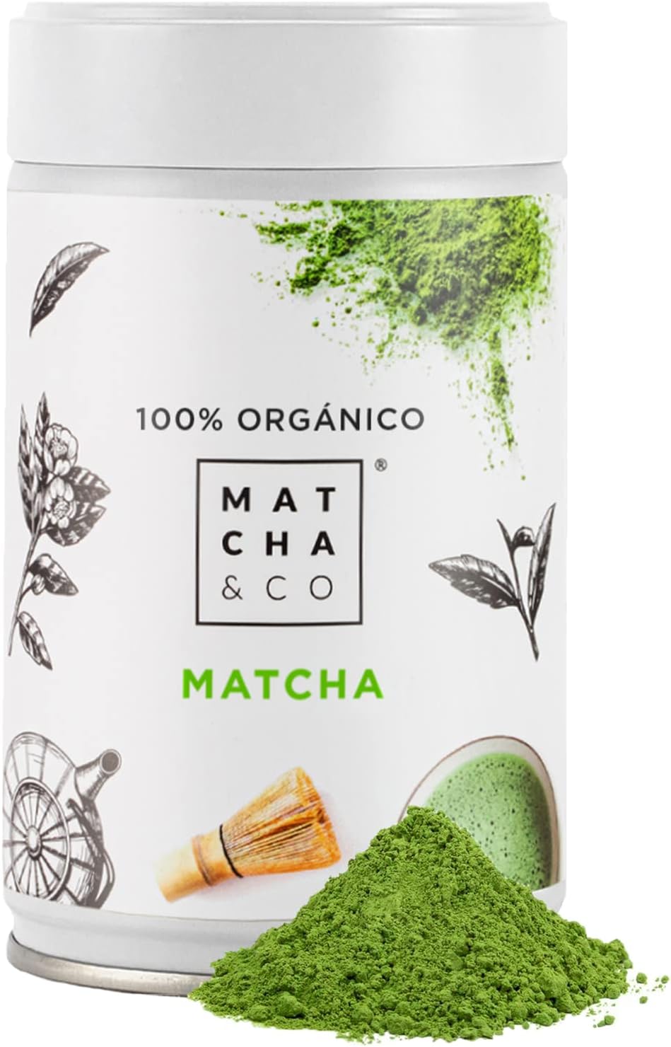 Origano.jpg Matcha & CO 100% Organic Matcha Tea, Ceremonial Grade, Organic Powder from Japan, Organic, 100% Natural, Green Tea, 80G - Matcha & CO - Image 1