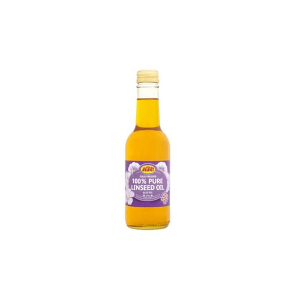 RTE-100-pure-linseed-4.95-euro.jpg KTC 100% Pure Linseed Oil 250ml | Healthy Cooking & Nutritional Oil - Image 1