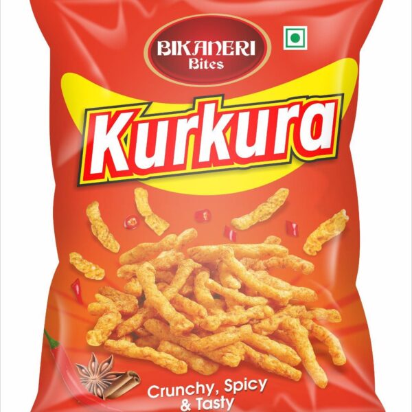 Bikaneri Bites Kurkura 300g | Crunchy & Spicy Indian Snack | Ready-to-Eat