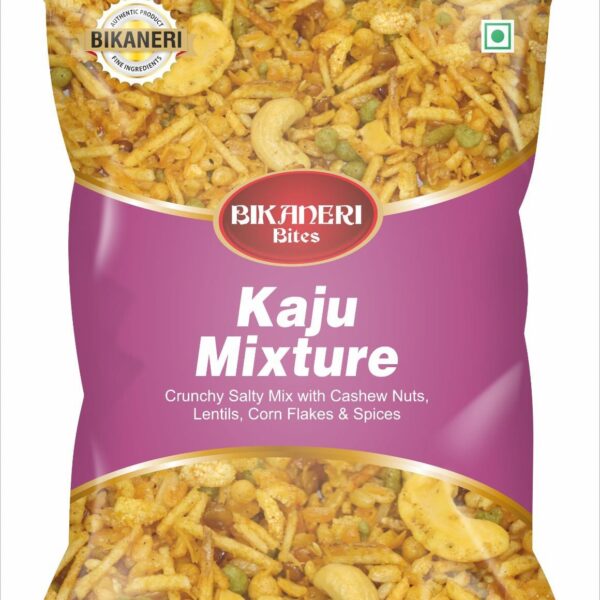 Bikaneri Bites Kaju Mixture 300g | Premium Cashew Namkeen Mix | Rich, Crunchy & Flavorful Snack