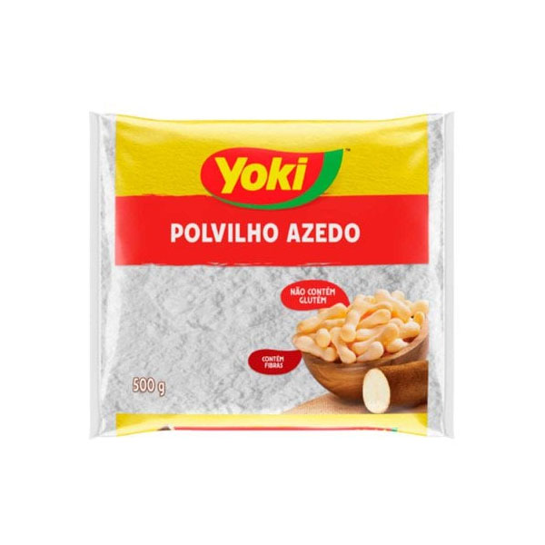 Yoki-polvilho-azedo.jpg Yoki Polvilho Azedo | Sour Tapioca Starch for Baking & Cooking | 500g Pack - Image 1