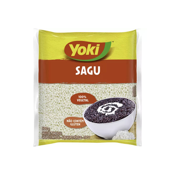 Yoki-sagu.jpg Yoki Sagu | Premium Tapioca Pearls for Puddings & Desserts | 500g Pack - Image 1