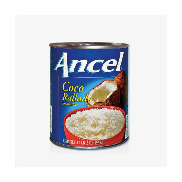 ancel-coco-rallado.jpg Ancel Coco Rallado | Grated Coconut | 100% Natural Desiccated Coconut for Baking & Desserts - Image 1