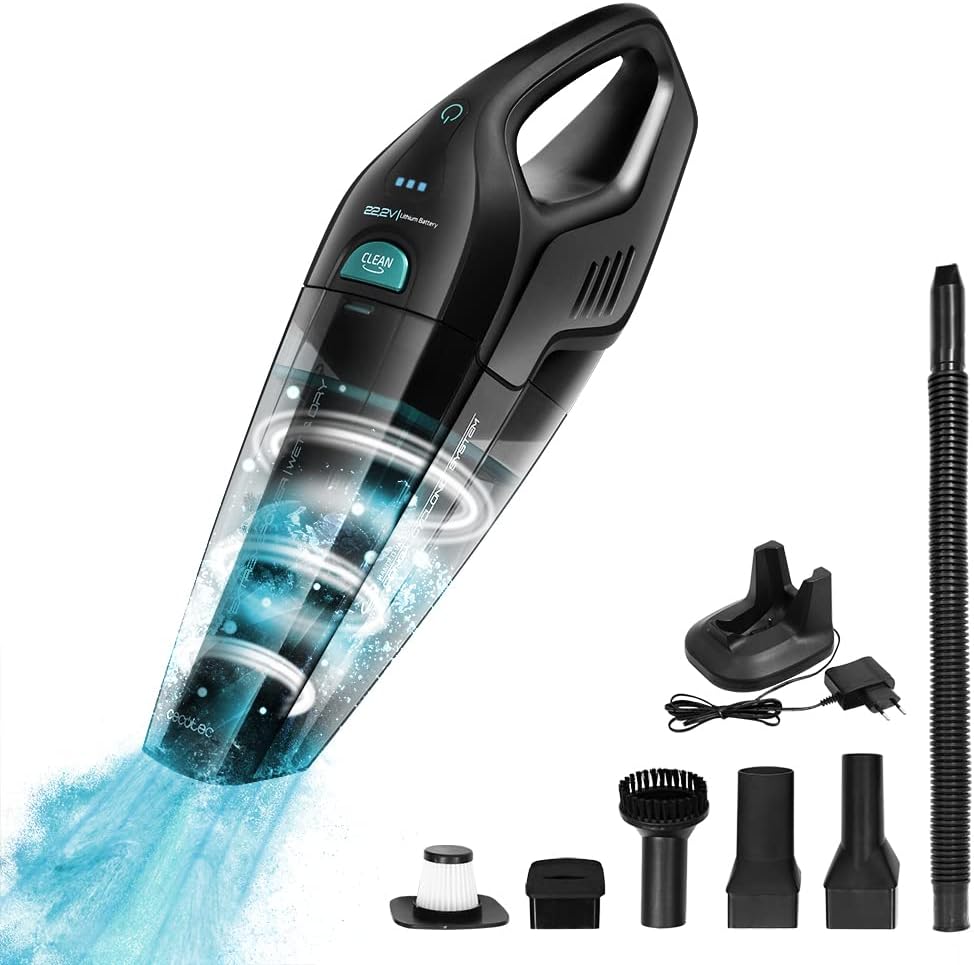 ceco-tec-vaccum.jpg Cecotec Conga Immortal ExtremeSuction 22.2V Handheld Vacuum Cleaner. Powerful. For solids and liquids. | Cecotec Aspirador de Mano Conga Immortal ExtremeSuction 22,2 V Hand. Potente. para sólidos y líquidos. - Image 1