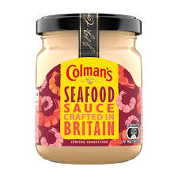 colmans-SEAFOOD-sauce.jpg Colman’s Seafood Sauce 155g | Creamy & Tangy Sauce for Fish & Seafood | Classic British Recipe - Image 1