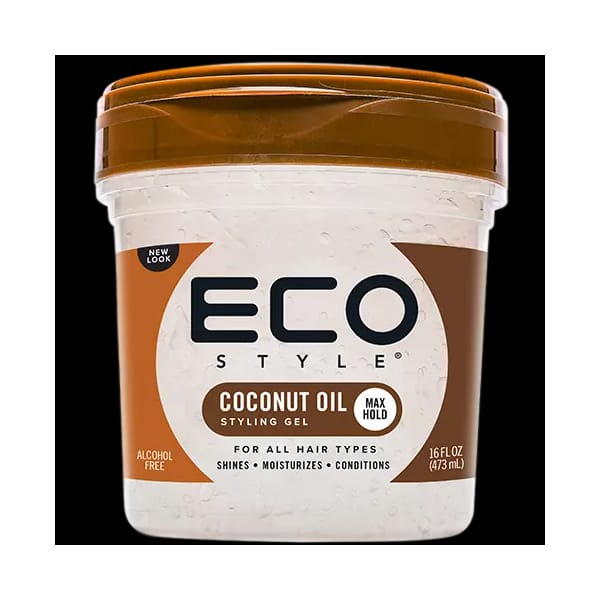 eco-style-coconut-oil.jpg Eco Style Coconut Oil | Hair Styling & Conditioning Oil | Natural Moisture & Shine - Image 1