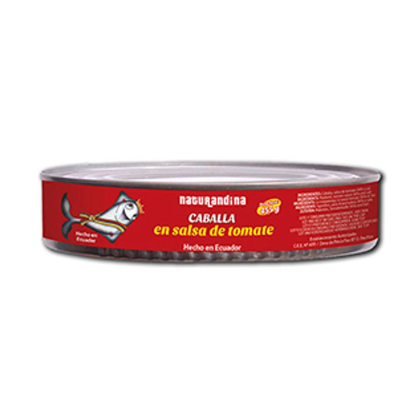 naturadina-caballa-en-tomate.jpg America Naturadina Caballa en Tomate | Mackerel in Tomato Sauce | Ready-to-Eat Canned Fish | High Protein & Delicious - Image 1