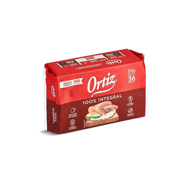 ortiz-100-integral.jpg Ortiz 100% Integral – Premium Whole Wheat Spanish Olive Oil Bread - Image 1