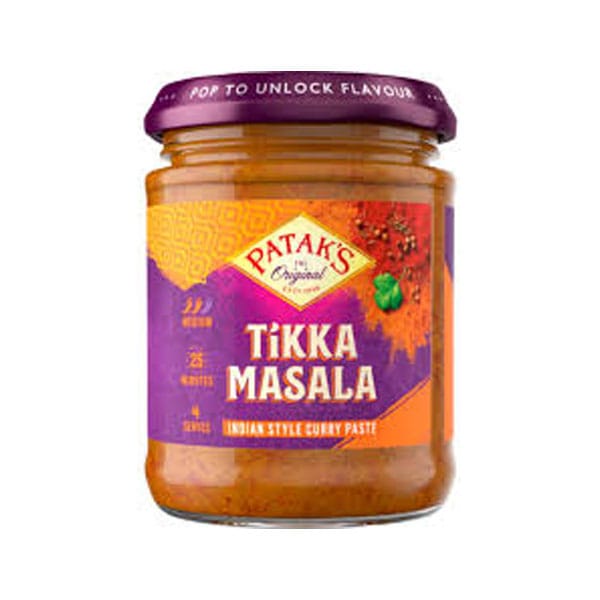 pataks-original-tikka-masala-165g.jpg Patak’s Original Tikka Masala 165g | Authentic Indian Curry Sauce | Mild & Spiced Tikka Flavor - Image 1