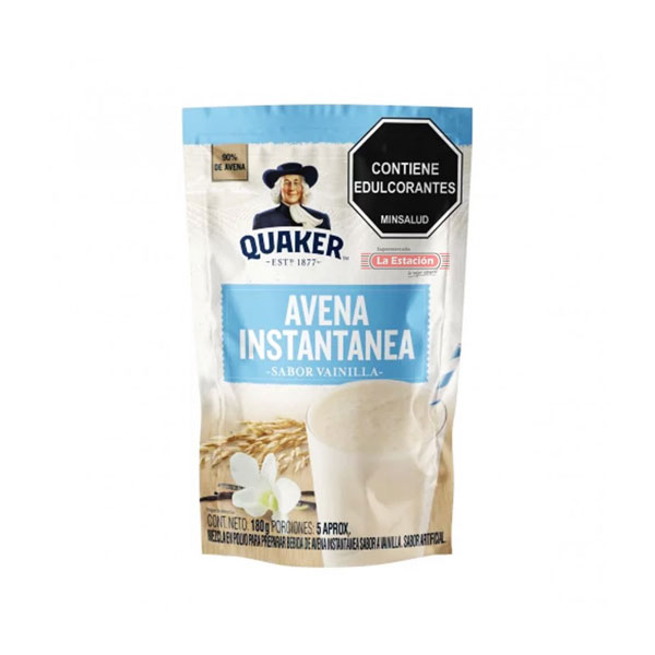 quaker-Avena-instantanea-bolsa.jpg Quaker Avena Instantánea Bolsa 300g | Instant Oats | Quick & Nutritious Break - Image 1