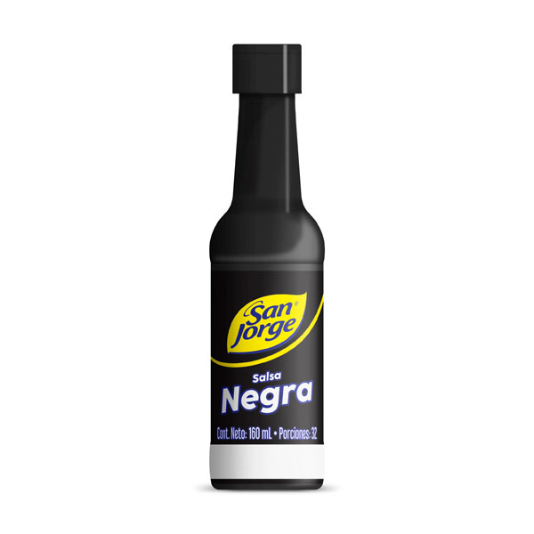 san-jorge-salsa-negra.jpg San Jorge Salsa Negra | Dark Seasoning Sauce | Authentic Latin Smoky Flavor - Image 1