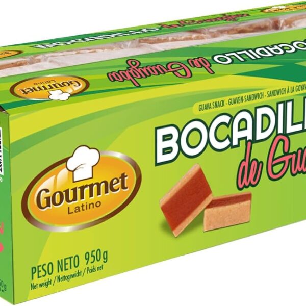 Pack of 36 Guava Snacks - 950g - Sweet Flavor - High Vitamin C Content - Provides an Extra Dose of Energy - Digestive Properties - Ideal for Athletes - Gourmet Latino