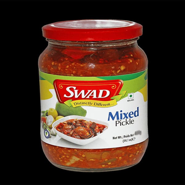 swad-mixed-pickle-1.jpg Swad Mixed Pickle | Traditional Indian Pickle Blend | 300g Jar - Image 1