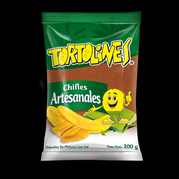 tortolines-chifles-limon.jpg Tortolines Chifles Limón | Tangy Lemon Plantain Chips | 100g Pack - Image 1