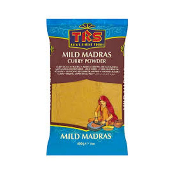 trs-mild-madras-curry-powder-1.jpg TRS Mild Madras 400g | Mild Curry Powder | Authentic Indian Spice Blend - Image 1